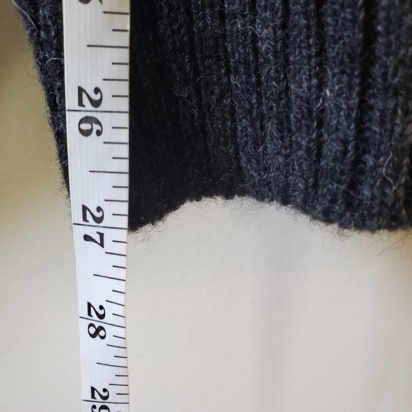 Vintage Pacific Club by Nak Sweater Men M Pullover Crew Gray Argyle Wool Thick - Picture 8 of 9